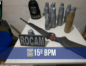PM apreende arma de fogo e mercúrio ilegal em Jacareacanga
