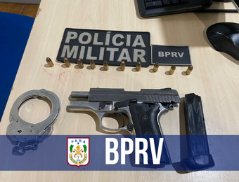 BPRv intensifica fiscalização nas estradas e apreende pistola 380mm