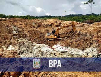 BPA flagra atividade de garimpagem ilegal em Senador José Porfírio