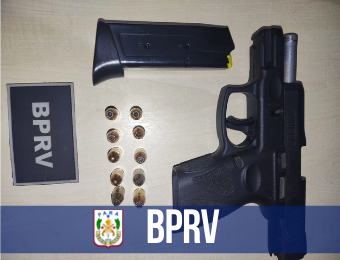 BPRv apreende arma de fogo em Igarapé-Miri