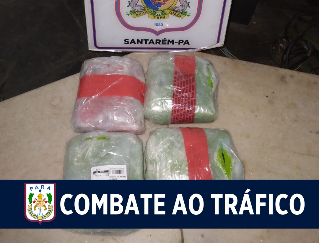 3º BPM e NRI apreendem entorpecentes em Santarém