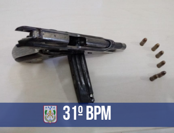 PM prende homem por porte ilegal de arma de fogo em Abaetetuba