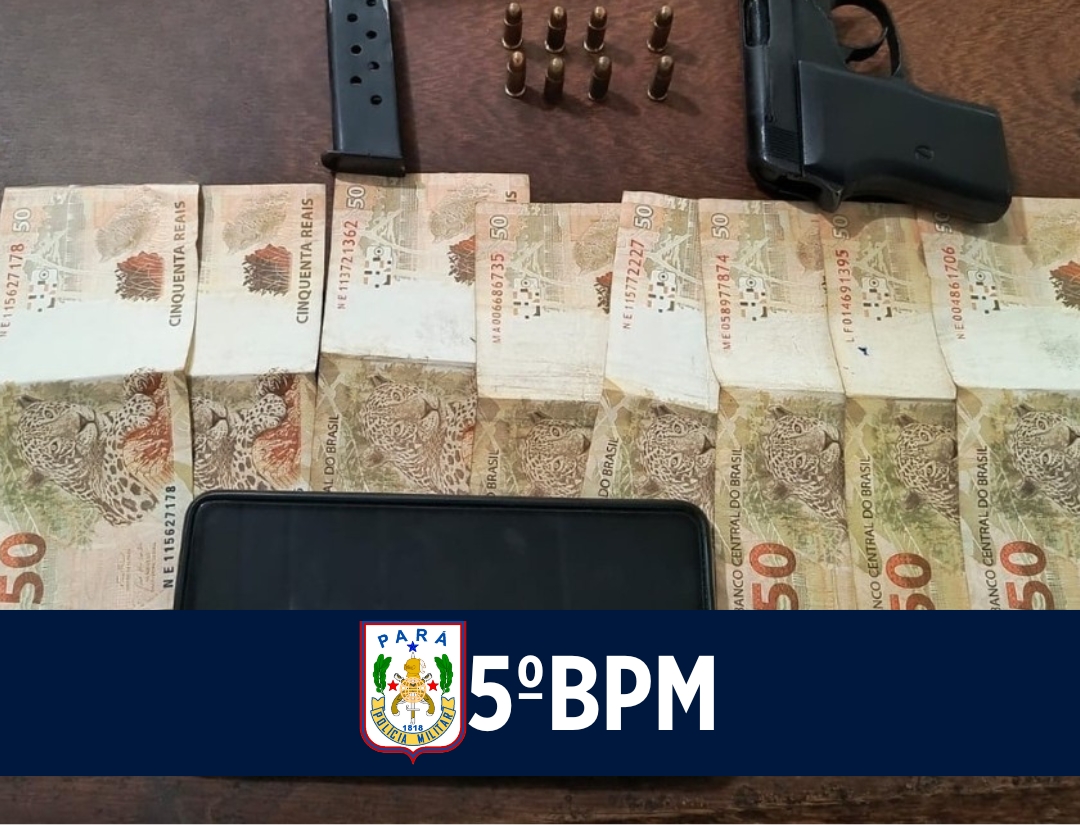 5° BPM Apreende Arma de Fogo em Igarapé-Açu
