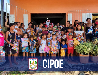 Cipoe realiza Natal Solidários em Outeiro 