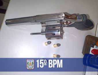 Em Itaituba, PM prende homem por porte ilegal de arma de fogo