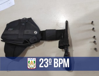 PM prende homem por porte ilegal de arma de fogo em Curionópolis