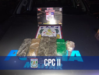 24º BPM apreende 4 kg de maconha no Tapanã e prende suspeito