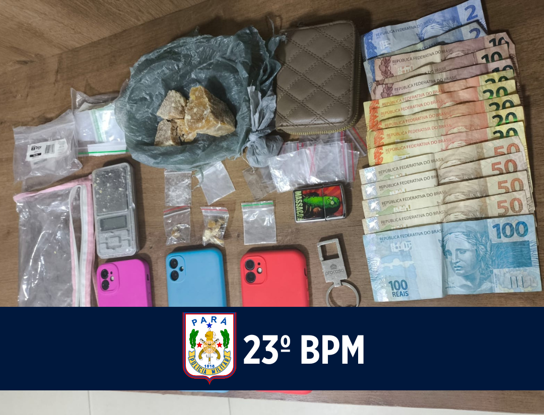 Casal é preso por tráfico de drogas em Parauapebas
