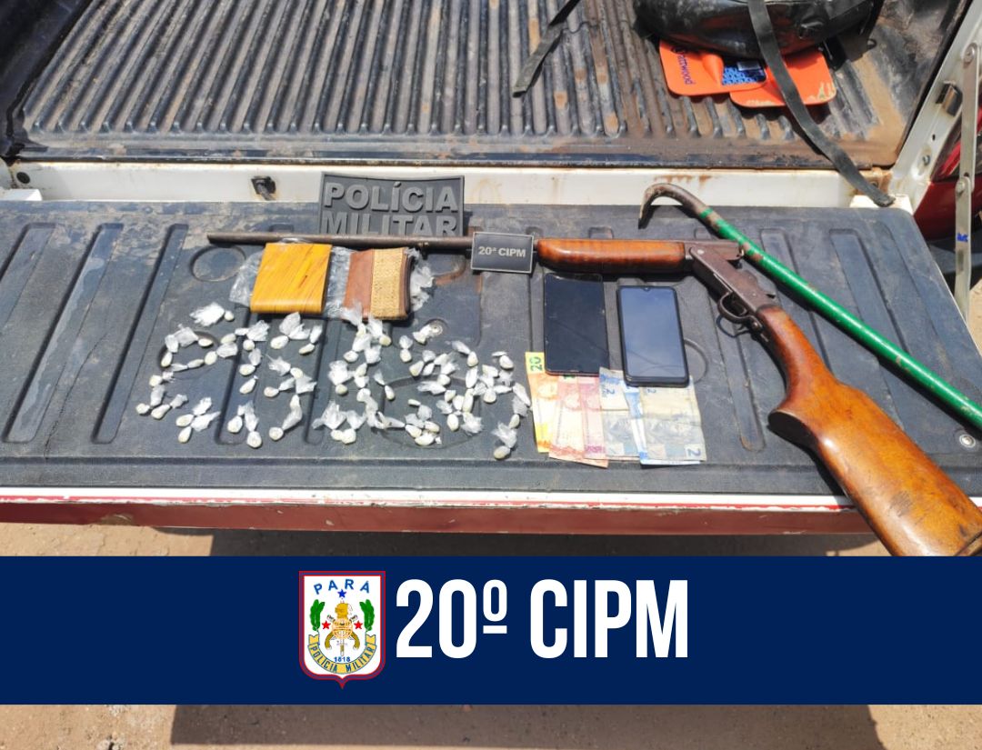 20ª CIPM realiza a prisão de três homens em Ponta de Pedras