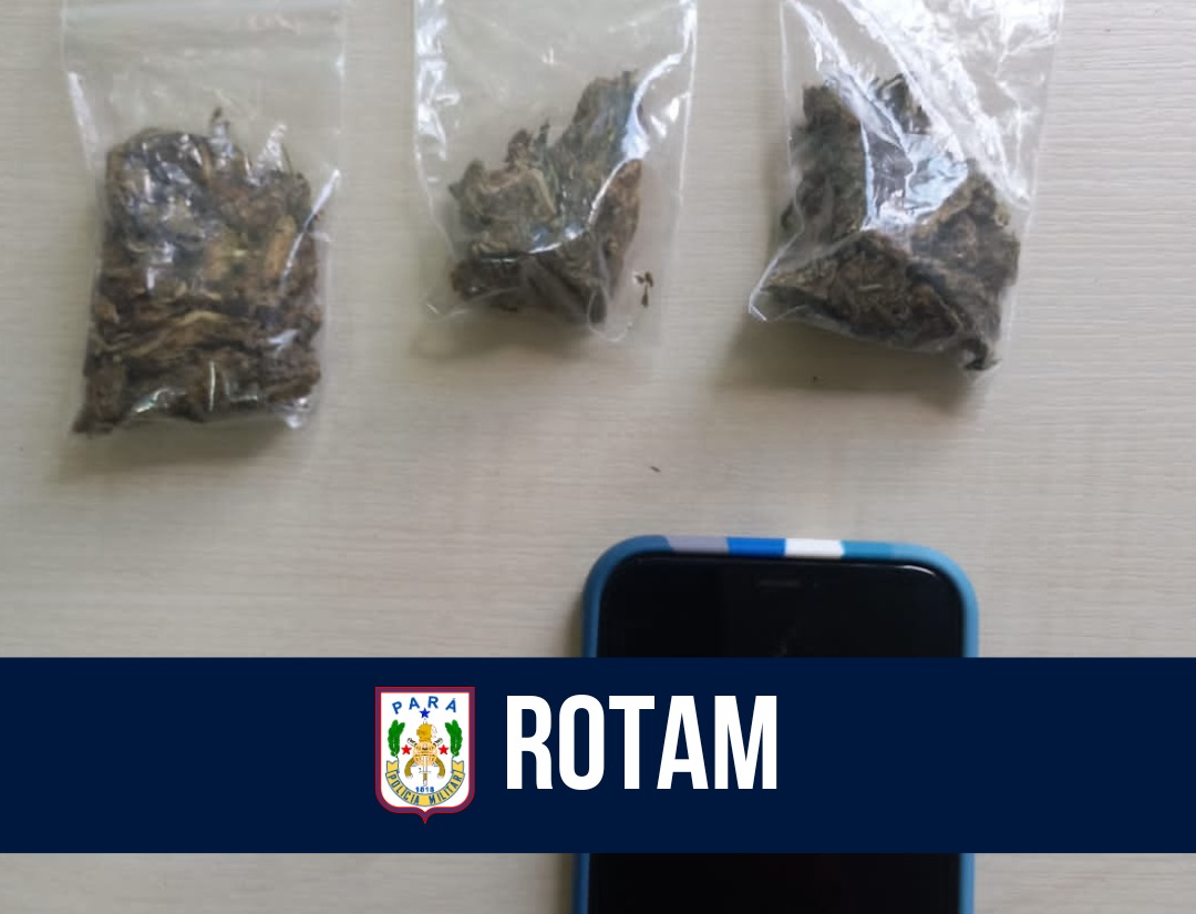 ROTAM prende suspeito por tráfico de entorpecentes em Ananindeua