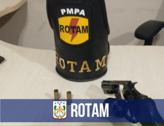 Rotam apreende arma de fogo em Belém 