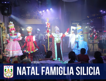 Restaurante Famiglia Sicilia proporciona evento natalino para filhos de militares do QCG