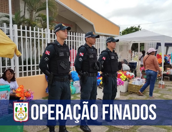 PM garante a segurança no feriado de Finados