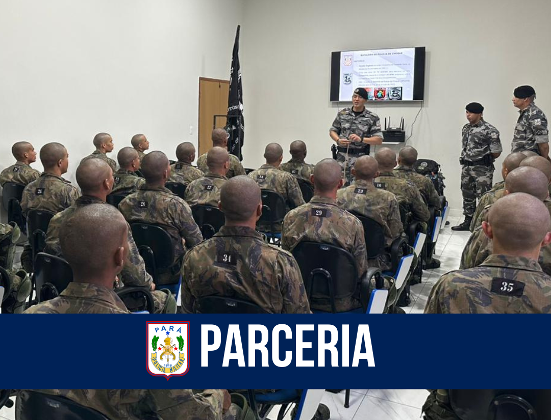 Militares da FAB recebem instruções de Operações de Choque da PMPA
