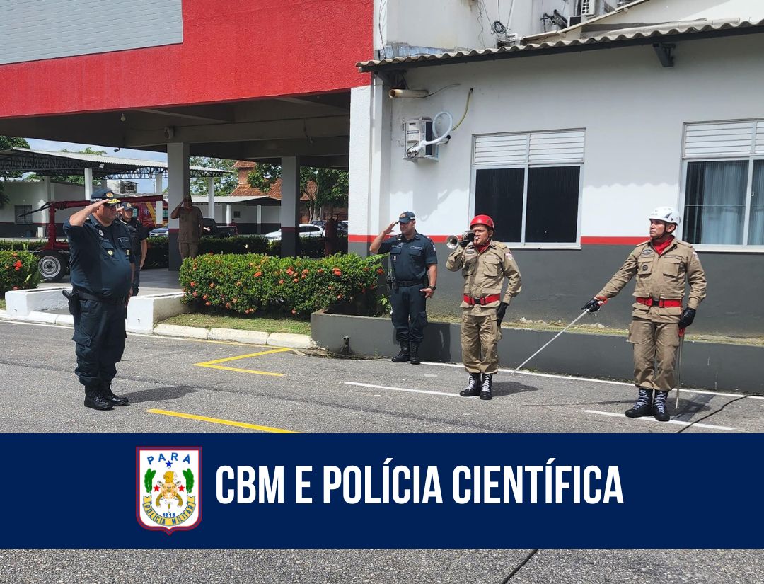 Comandante-Geral da PM participa de entregas para o Corpo de Bombeiros e Polícia Científica, em Belém