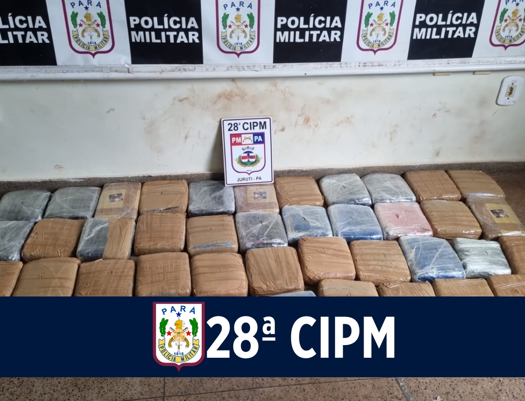 Operação Rios Seguros: PM apreende cerca de 50kg de entorpecentes em Juruti