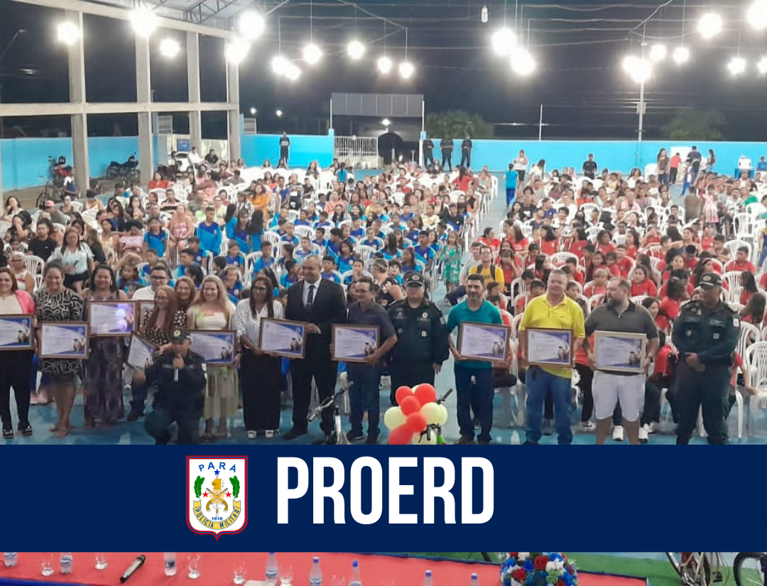 Em Oriximiná, PM realiza formatura de quase 400 alunos do Proerd