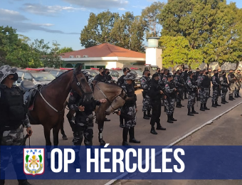 Operação Hércules intensifica ações da PM em municípios do Estado
