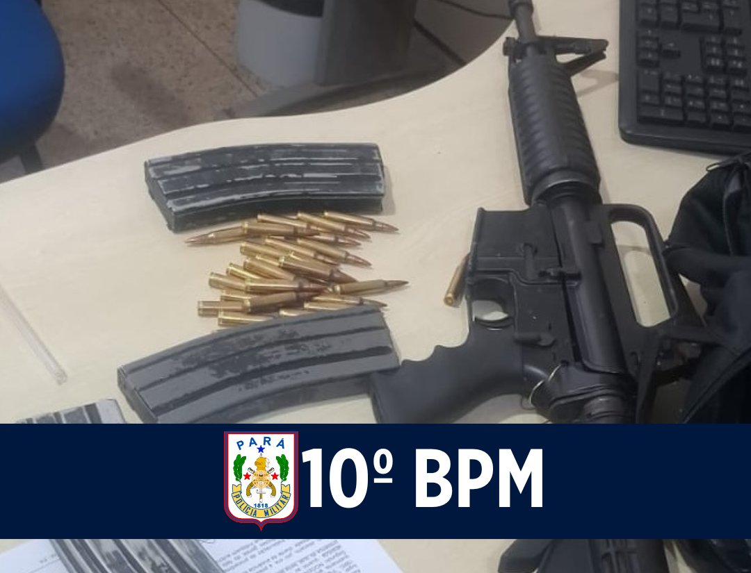 Ação da PM resulta na apreensão de um fuzil em Icoaraci