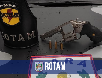 Rotam apreende arma de fogo no 40 Horas