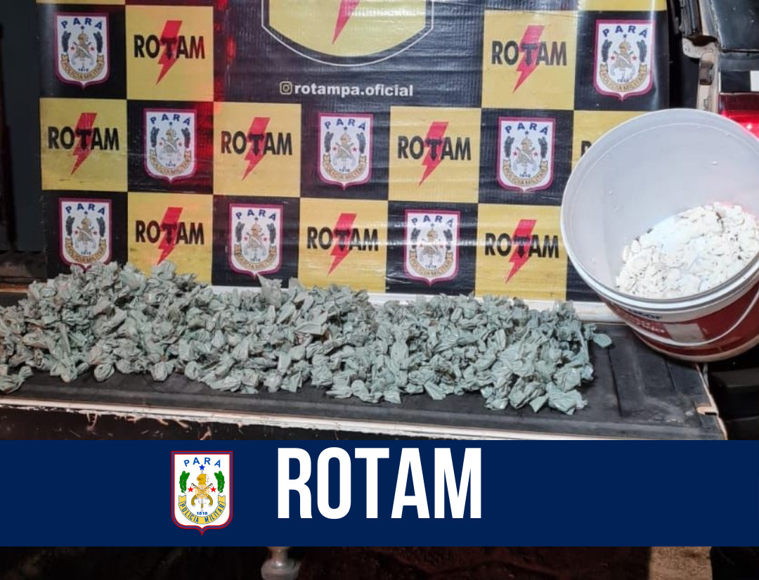 PM prende suspeito com 983 porções de cocaína e 1kg de pasta base