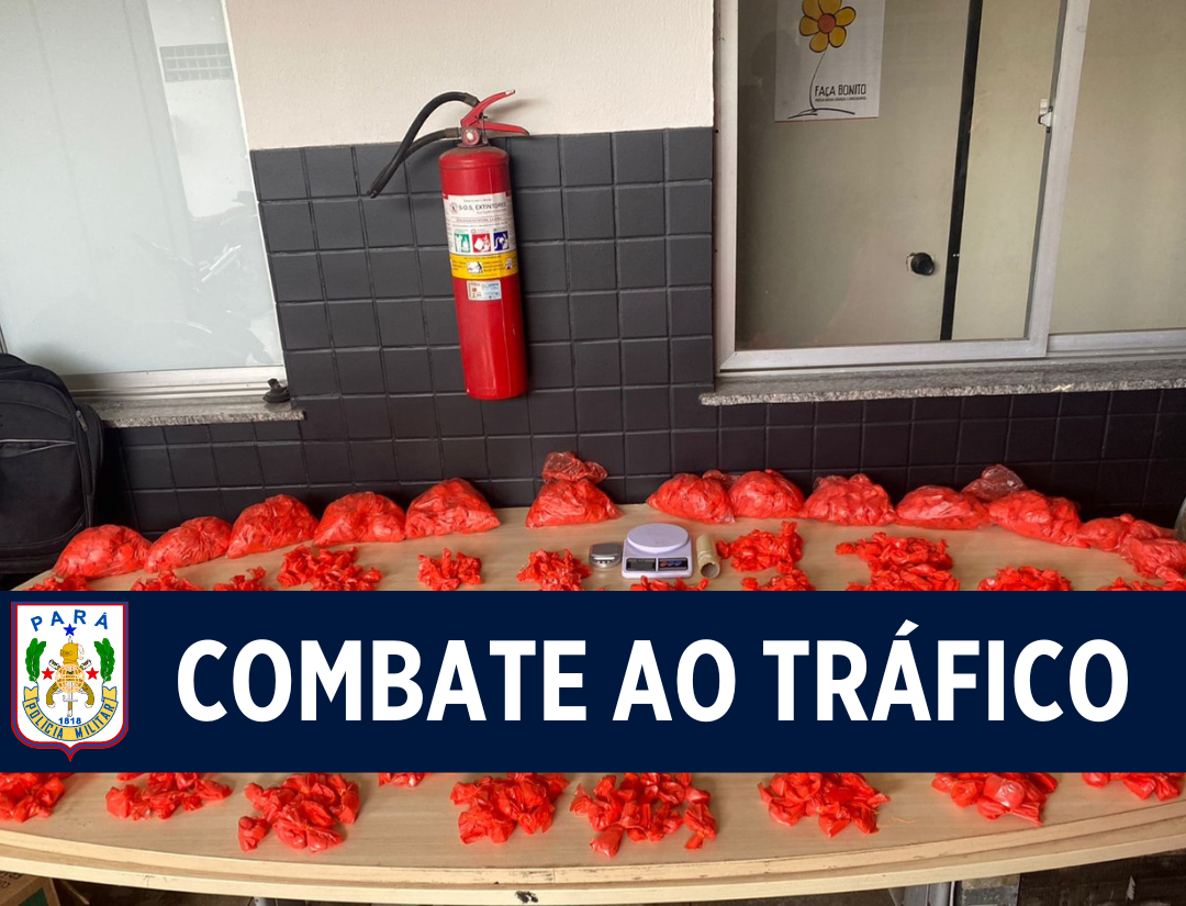 Rotam desarticula ponto de tráfico de drogas em Icoaraci