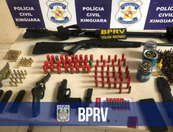 BPRv apreende arsenal bélico durante ações de fiscalização em rodovia estadual