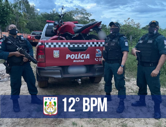 12º BPM recupera veículo roubado em Santa Isabel