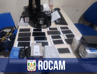 Em Castanhal, PM recupera 25 celulares e prende suspeito de furto