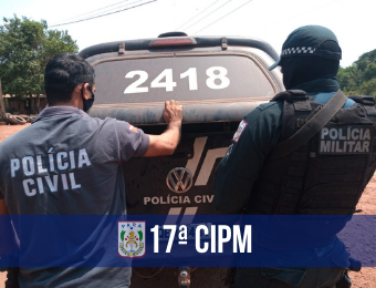 PM e PC cumprem mandado de prisão contra acusado de homicídio em Rurópolis