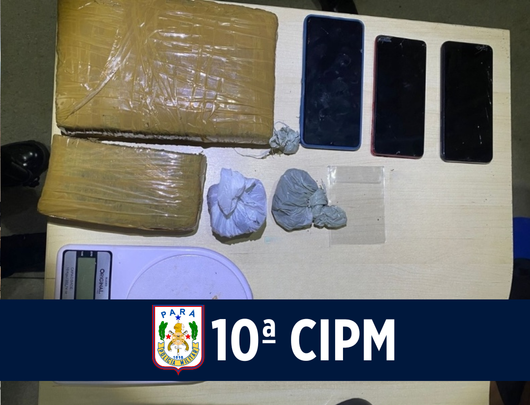 10ª CIPM atua no combate ao tráfico de drogas em Capitão Poço