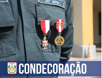 Polícia Militar entrega medalhas paras militares do CPC I, 2º e 28º batalhões