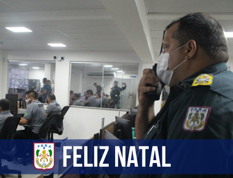 Comandante-Geral deseja “Feliz Natal” no Ciop