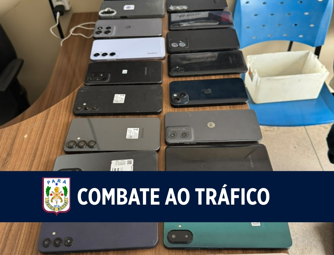 No Benguí, 24º BPM recupera aparelhos celulares com registros de furto e roubo