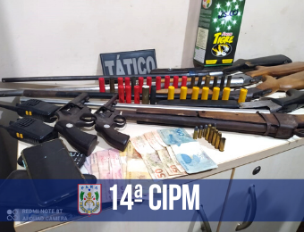 14° CIPM prende oito homens que faziam parte de grupo criminoso em Tomé-Açu