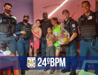 GPA do 24º BPM realiza ação solidária no Benguí