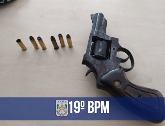 19°BPM flagra tentativa de homicídio e prende suspeito