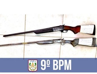 PM prende mulheres e apreende armas de fogo no Marajó