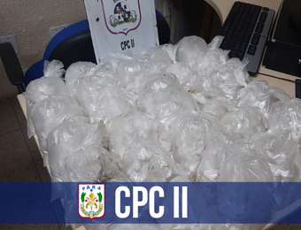 929 embalagens de pasta base de cocaína são apreendidas pelo CPCII